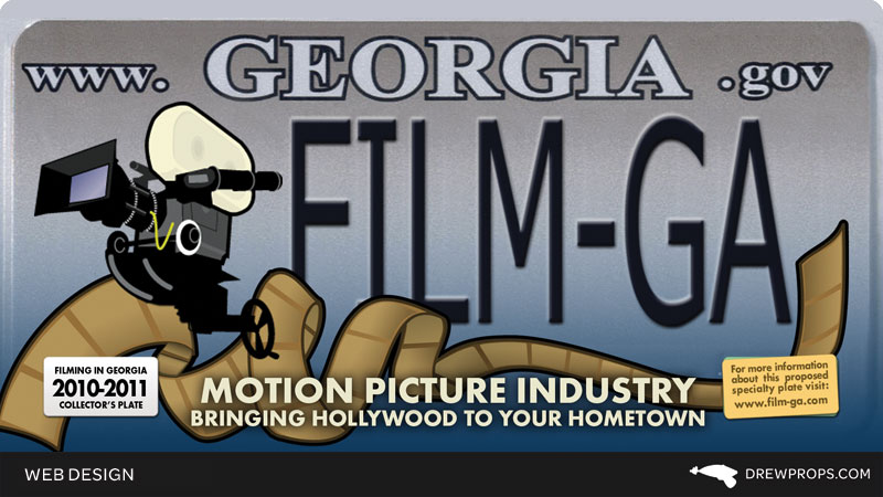 Film Georgia License Plates