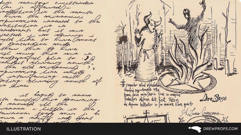 Vampire Diaries Sketchbook (page 3)