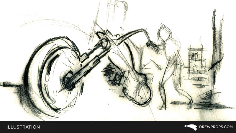 Ghostrider Book Sketches